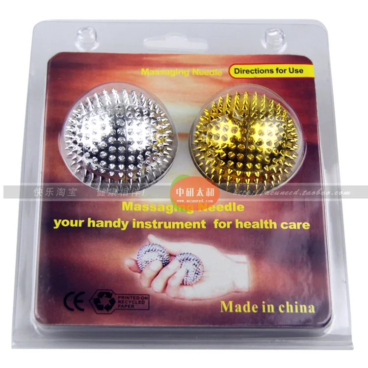 one Pair Hand massaging stimulate points Ball Massager your handy