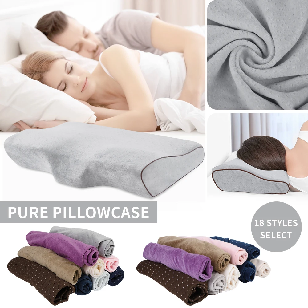 Memory Foam Pillow Cases Soft Pillow Cases Slowly Rebound Neck Cervical