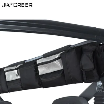 

JayCreer ATV UTV Large Capacity Roll Cage Organizer For ATV UTV