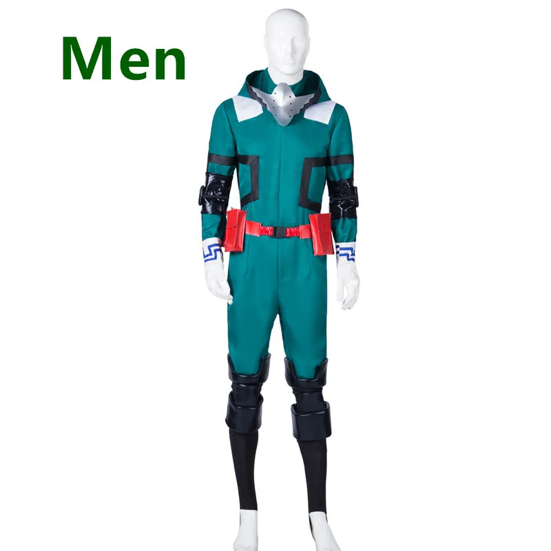 Men My Hero Academy Boku no Hero Academy Midoriya izku Deku Косплей Костюм пояс аксессуар комбинезон мужские костюмы для Хэллоуина для женщин - Цвет: Men