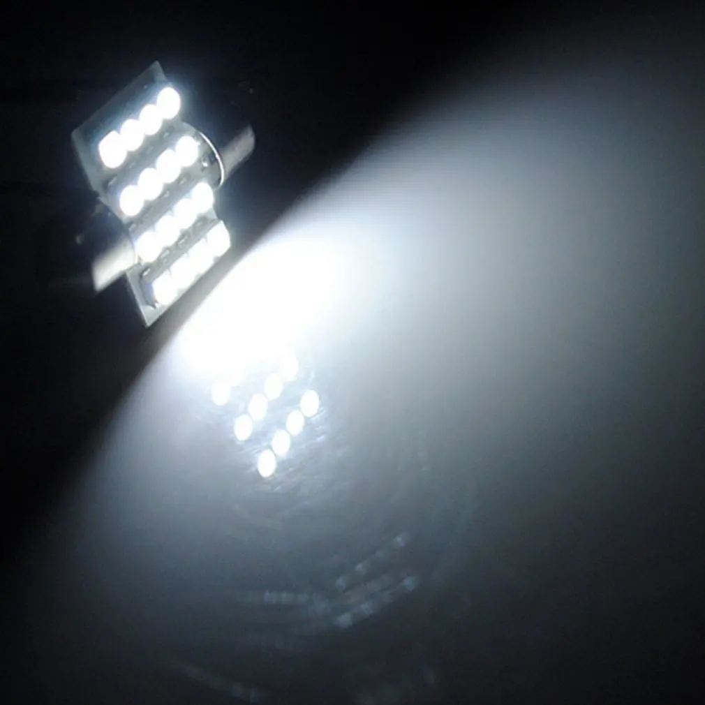 16 SMD СВЕТОДИОДНЫЙ 1210 31 мм Автомобильный теплый белый внутренний купол гирлянда