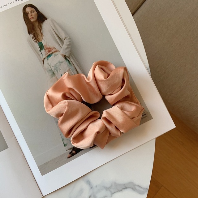 New Products Real Silk Satin Tie Head Rope Hair Accessories for Ladies Fashion Hair Tie