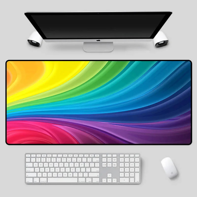 

XGZ Large size mouse pad colorful pattern series table mat high quality home non-slip waterproof keyboard pad