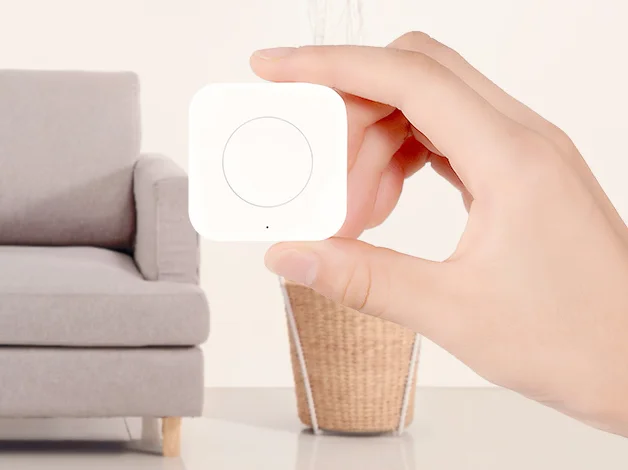 Aqara Smart Wireless Mini Switch Key Zigbee Connection Remote One Key Control Button Home Security Mihome Homekit smart switch
