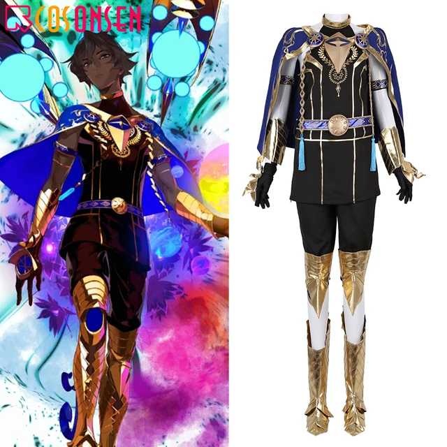 Fantasia de cosplay de palco de batalha da Gilgamesh da Grande