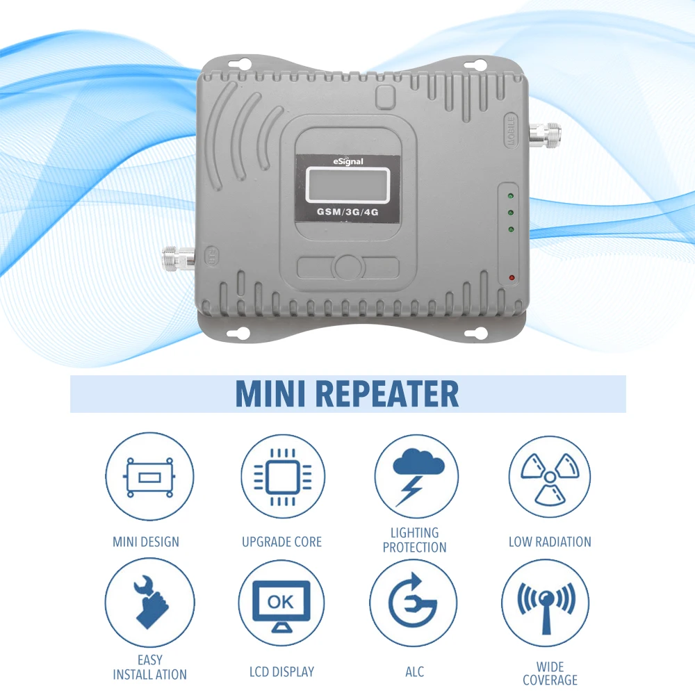 

Signal Generator GSM 3G 4G Mobile Phone Signal Amplifier Universal Signal Booster Intelligent Repeater Kit
