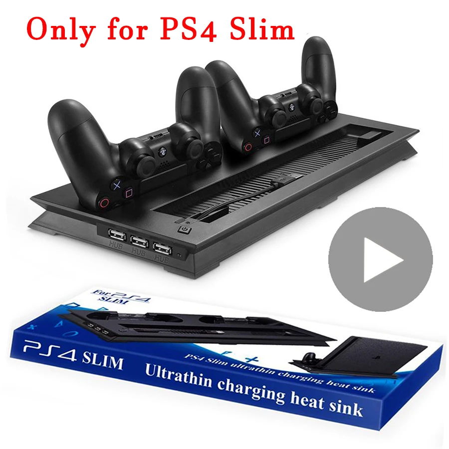 Базовая поддержка управления для игровой консоли Sony Playstation PS 4 PS4 Slim охлаждающий