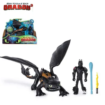 

Genuine How to Train Your Dragon 3 Hiccup & toothless/light fury astrid & stormfly Snotout &Hookfang Grimmel Children toy