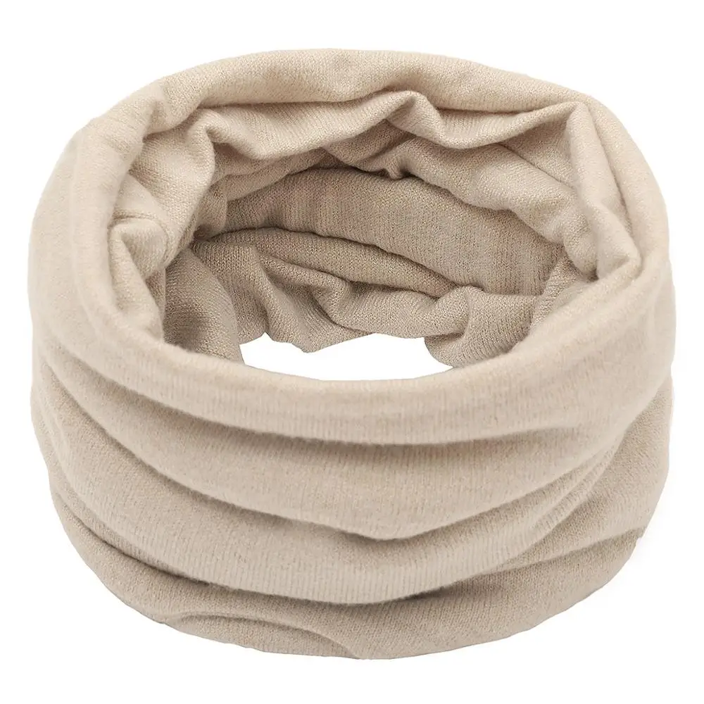 New Winter Warm Knitted Neck Warmer Casual Women Men Scarf Wrap Outdoor Ski Climbing Scarf For Men Women Children Cotton Scarves