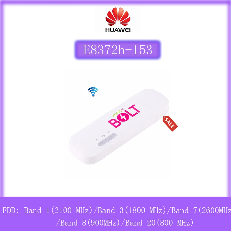 Huawei разблокированный E8372 E8372h 153 150 Мбит/с 4G LTE Wifi модем с 2 антеннами 4g TS9|modem wifi|wifi