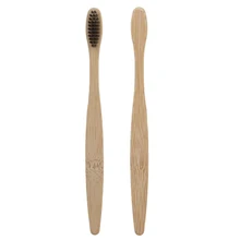 10 шт. зубные щетки с бамбуковым углем, мягкая щетина, экологически чистая зубная щетка для путешествий