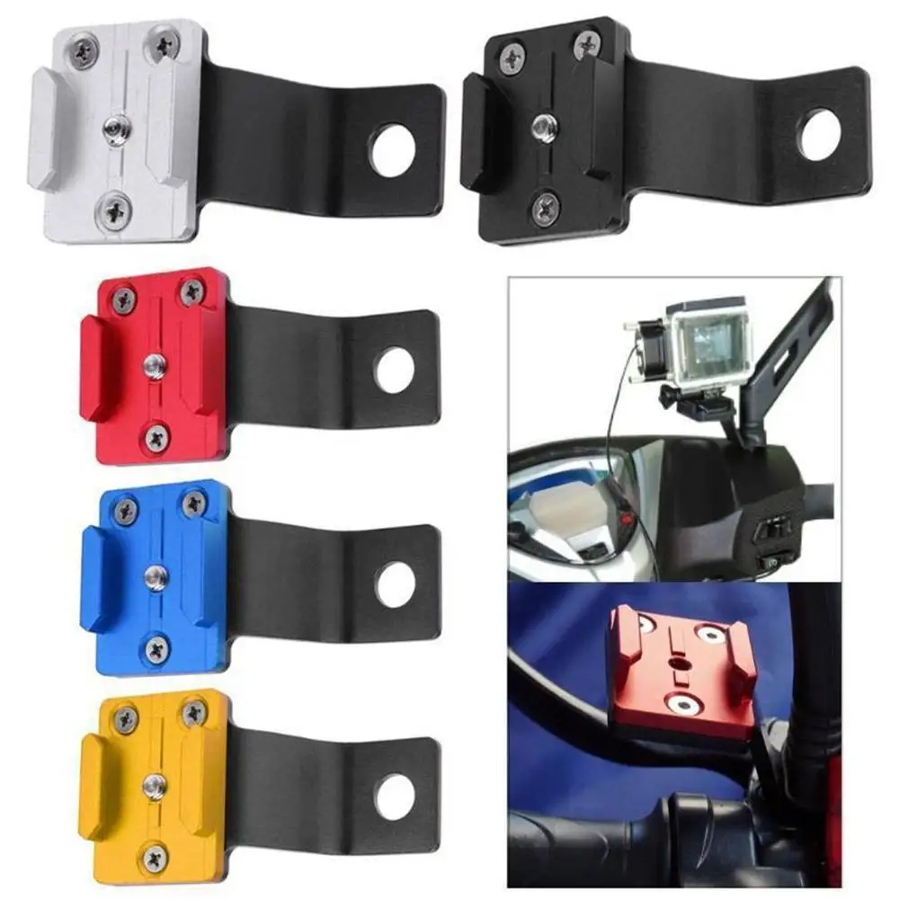 

CNC Aluminium Alloy Rearview Mirror Bracket Holder Mount Sports For GoPro Camera Hero8/360R Action E9X3