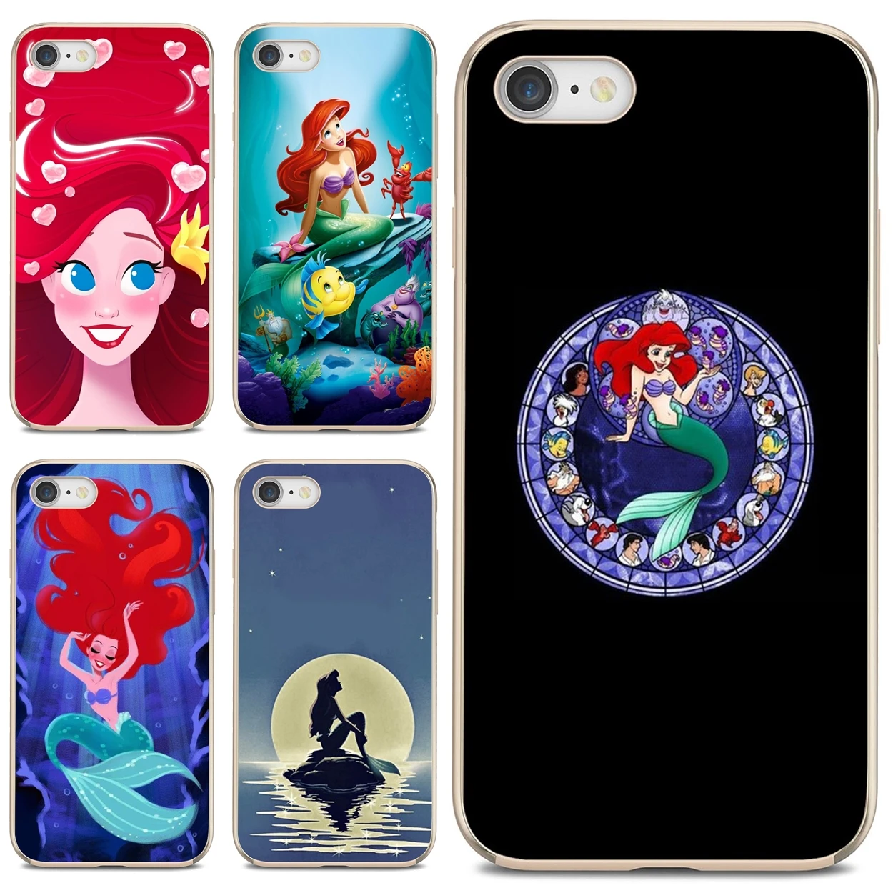 Чехлы для телефонов Ariel-D-princess-Little-C-Mermaid Samsung Galaxy A9 A8 Star Lite A3 A5 A7 A6 Plus 2018 2015 2016 2017 |