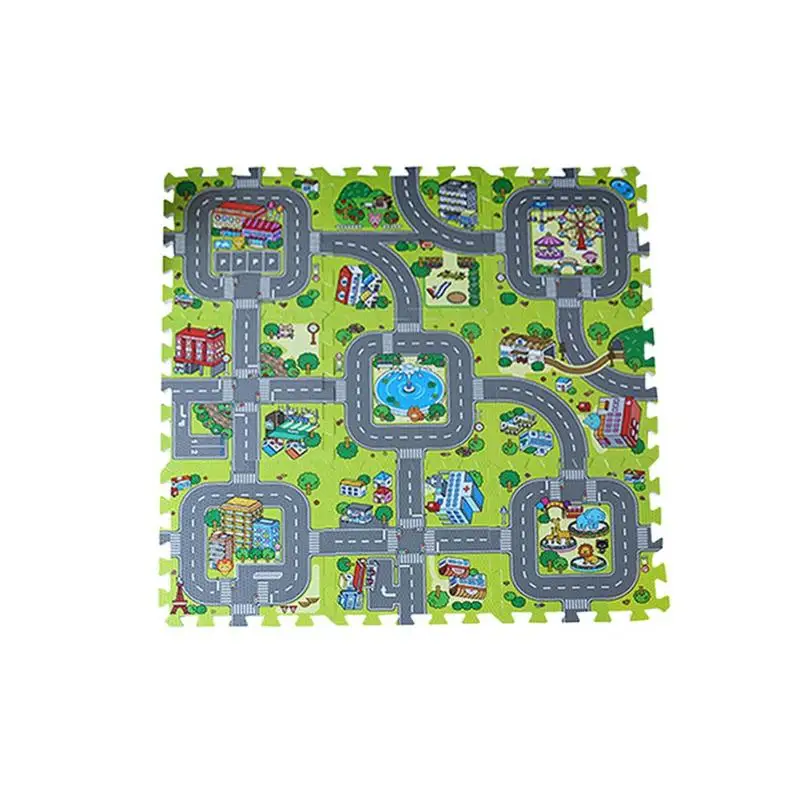 E (30x30cm) Мягкий детский игровой коврик милый мягкий красочный детский коврик для пикника детский коврик для ползания коврики с принтом Детский обучающий коврик - Цвет: E (30x30cm)