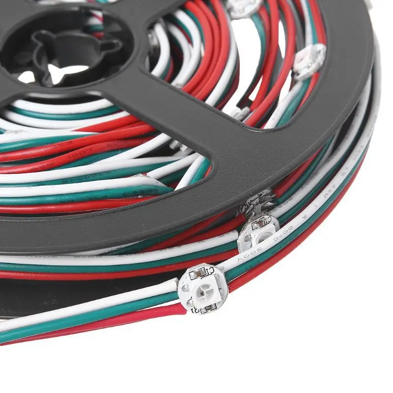 WS2812b 5V 5050 Патч маленькая круглая пластина встроенный IC полноцветный соединительный провод маленькая круглая пластина SK6812