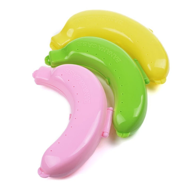 3 шт Banana Saver/Контейнер чехол для хранения (желтый зеленый розовый) | Дом и сад