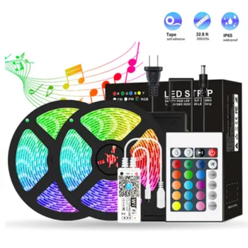 

Fast Delivery!! 12V Waterproof 5M Bluetooth APP Remote LED 150 Lamps/5m Strip Lights 5050 RGB Color Change Phone Control