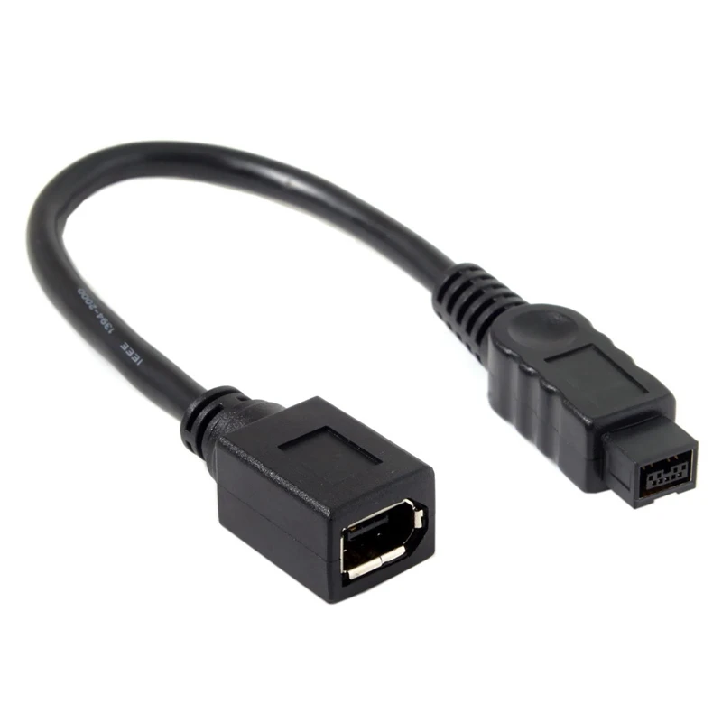 Высота каблука 10 см 1394 6Pin женский 1394B 9Pin мужской Firewire 400 до 800 кабель черный| |