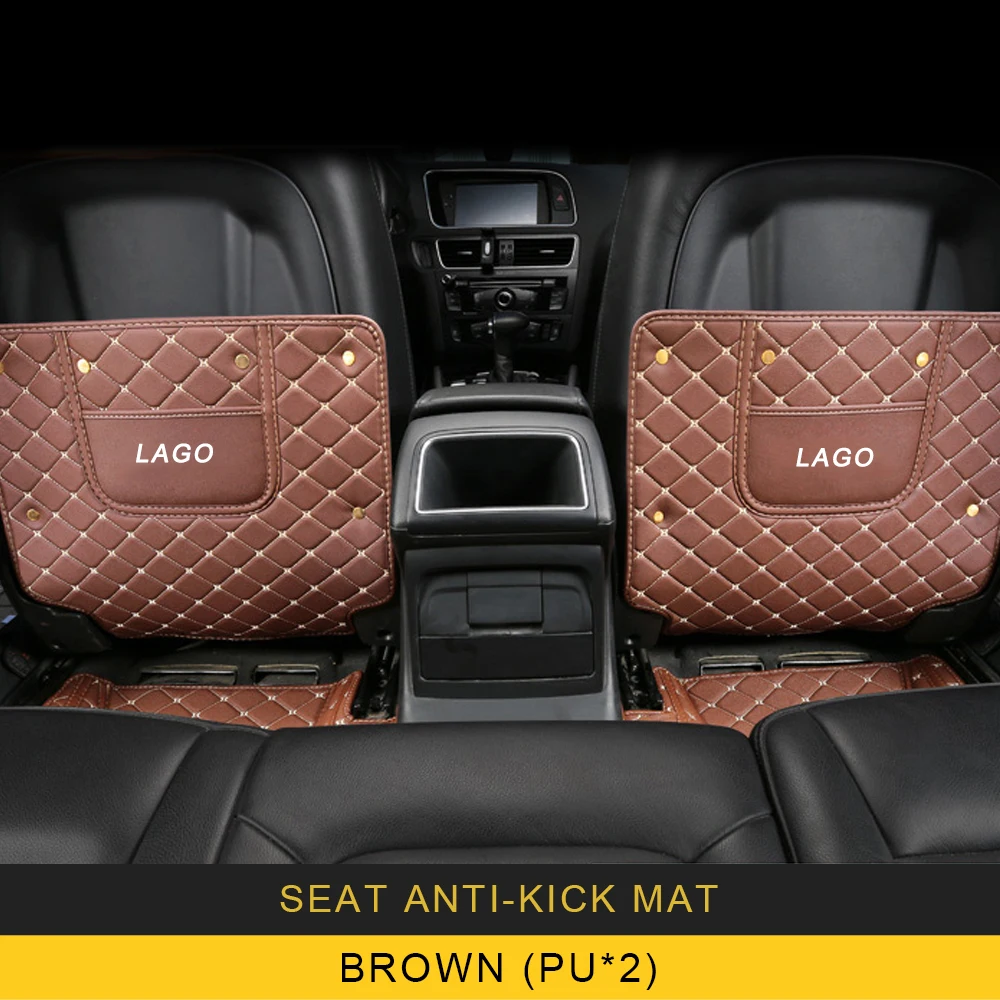 Для Audi Q5 B8 B9 2012- уход за автомобилем, защита на заднюю часть сиденья, кожаный анти-удар, коврик, подушка, аксессуары для интерьера