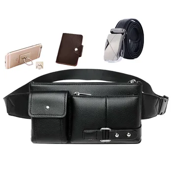 

Man Waist Packs Retro Multi-function Pockets Outdoor Sports Leisure Messenger Chest Bag marsupio uomo fanny pack men shoulder
