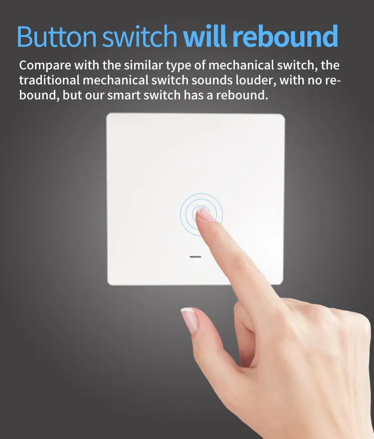 Lonsonho eWeLink RF Smart Wifi Переключатель 220 В кнопочный Модуль Автоматизации умного дома совместимый с Alexa Google Home Assistant Mini