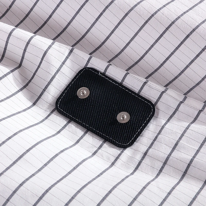 Earthing Fitted sheet small stripe color Earth Bedspread by Grounding Cotton $ Silver Conductive EMF protection from Health