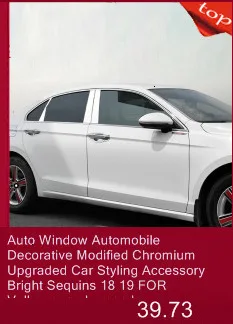 Автомобильный Модернизированный Авто модифицированный хром автомобильный Стайлинг стикер полоса украшение протектор 18 19 для Volkswagen Lamando