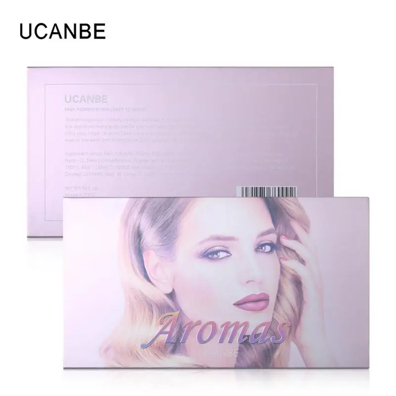 18 Color Nude Eyeshadow Palette Shimmer Pigmented Matte Glitter Eye Shadow Eyeshadow Palette With Mirror Makeup Palette TSLM1