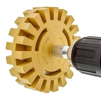 

100MM Pneumatic Degreasing Disk Degreaser Rubber Grinding Wheel Paint Removal Wheel Removal Head Removal Tool Accessories