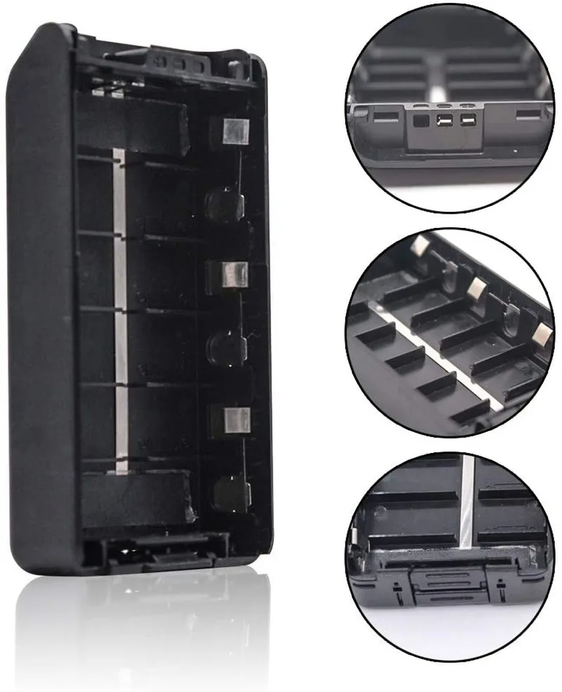 KBP-5 AA Alkaline Refillable Battery Case Compatible for Kenwood Radio TK-2140 TK-2160 TK-2170 TK-2360 TK-3140 TK-3160 TK-3170 2