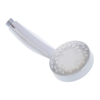 

HOT-Shower head Shower Handheld Bathroom 8 Light LED