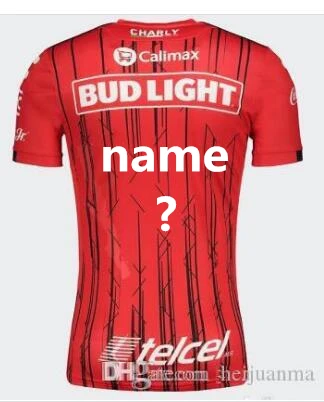 19 20 Xolos de Tijuana soccer jersey home red away white RIVERO LUCERO BOLANOS club Tijuana football shirt djl ship - Цвет: shirt5