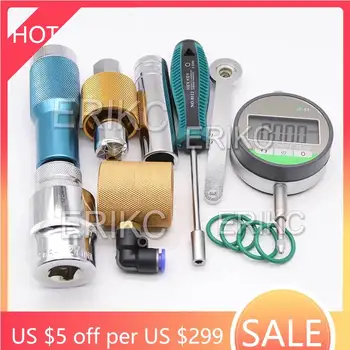 

ERIKC Cat 320D C6 C6.4 Injector Selenoid Valve Gap Stroke Adjusting Measuring Tool Kits for Caterpillar 320D C6 C6.4 E1024028