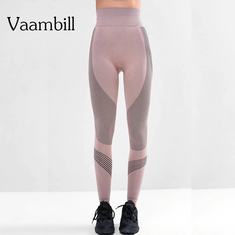 Compression Бесшовный для спорта спортивная одежда Спортивные Леггинсы для занятий йогой, женские, с высокой талией животик Управление леггинсы штаны для йоги