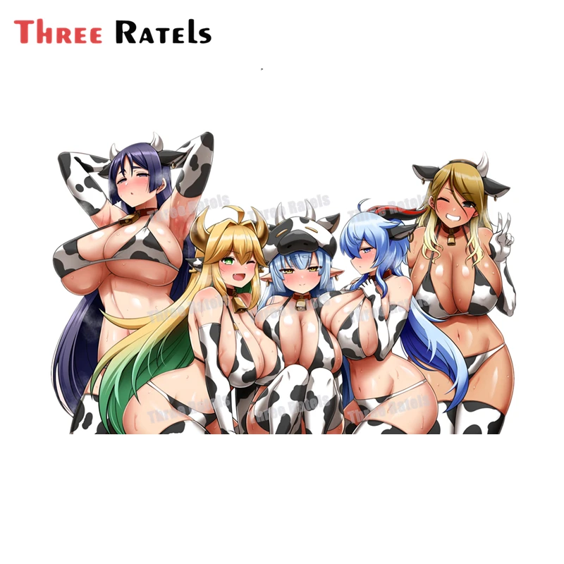 F679 Ultima Origine Hentai Waifu Sexy Anime Girl Car Decor Sticker Laptop Guitar Ps5 Decalcomania Wrap Cover Pvc Impermeabile