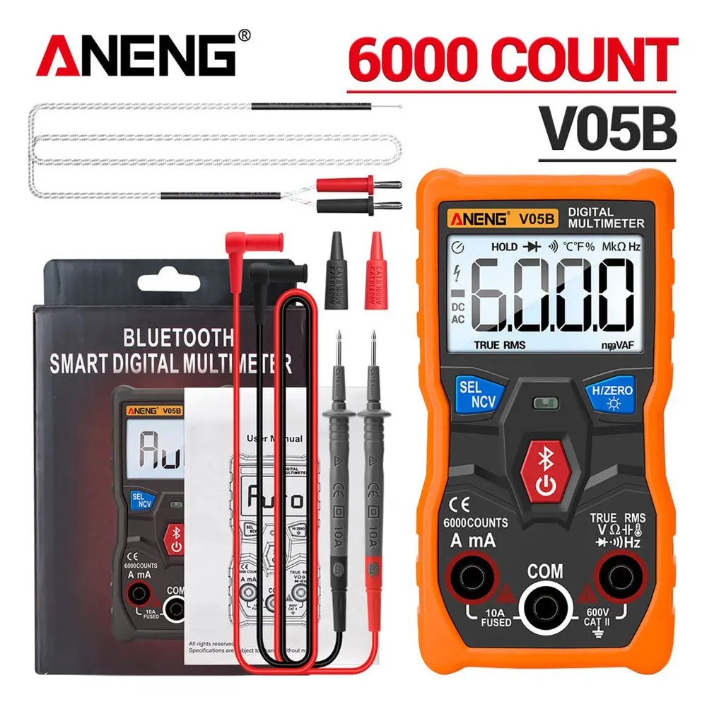 

Wireless Multimeter Without Battery Digital Multimeter V05B Professional Multimeter AC/DC Currents Voltage Mini Testers