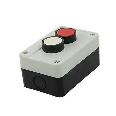 

Red White Head Momentary Switch Push Button Station Box