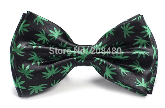 Green Leaf Black Новая мода 60 Новинка микс бабочка галстук для мужчин мужской смокинг в стиле унисекс вечерние Галстук Свадебный галстук-платок - Цвет: Green Leaf Black
