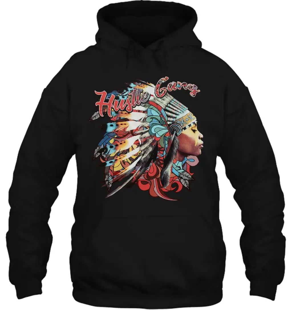 hustle gang pullover hoodie