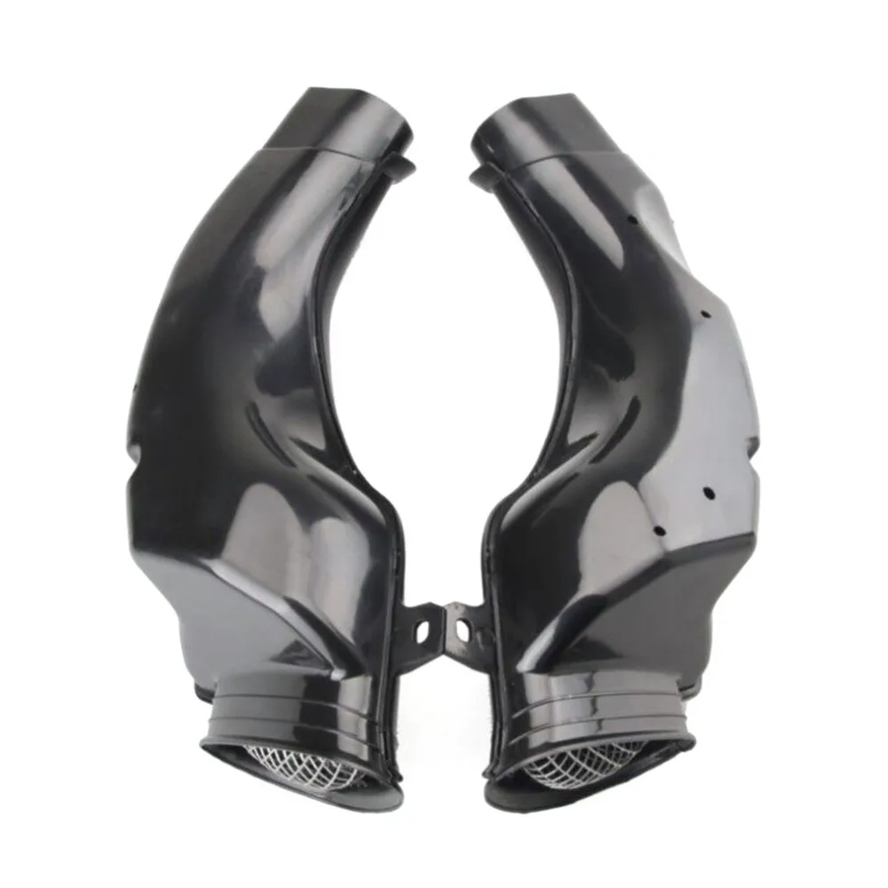 Hot 1 Pair Motorcycle Ram Air Intake Tube Duct Pipe For Suzuki GSXR 600 750 1000 00-03 K1 ABS Plastic Motorbike Replacement