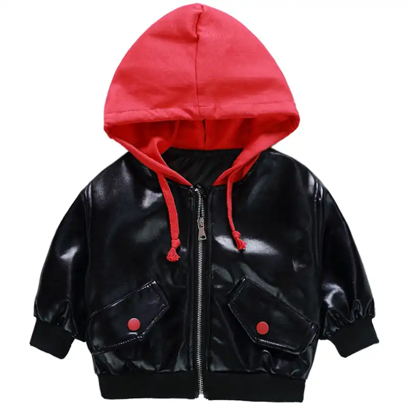 leather jackets children cute coats outerwear teens clothes kids