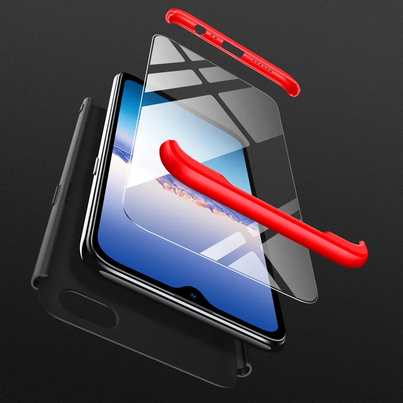 Чехол для Oppo Realme C2 RMX1941 полностью защищенный Матовый Жесткий чехол RealmeC2 с полным