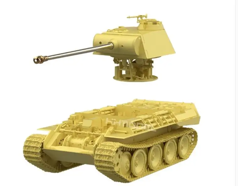 SUYATA NO-003 1/48 Panther Type A w/Zimmerit Coating & Full