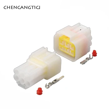 

2 sets 6 pin way Furukawa Female Male Waterproof Electrical Automotive Cable Connector Plug FW-C-6M-B FW-C-6F-B DJ7061Y-2.3-21