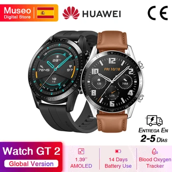 

Huawei Watch GT 2 GT2 Smart watch blood oxygen tracker Bluetooth5.1 Smartwatch Phone Call Heart Rate Tracker 5ATM Waterproof