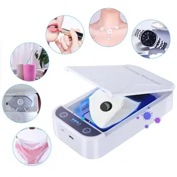 

Portable UV Sterilizer Disinfection Box Mobile Phone Face Mask Sterilizing Tool