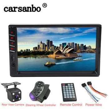 

2 din Car Radio 7 inch Player Touch Screen Bluetooth Car MP5 Monitor with Rear view Camera or Steering Wheel Controller optional