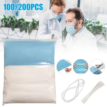 

100/200 Pcs Non-woven Fabric Nose Bridge Strip Elastic Ear Rope Craft DIY Accessories Tool BJStore