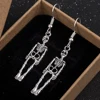 Halloween Vintage Skeleton Skull Dangle Earrings for Women Jewelry Party Gifts Aretes De Mujer Modernos 2022 ► Photo 1/6