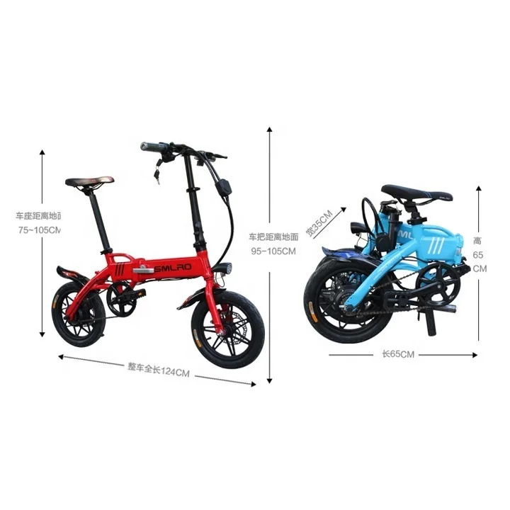 Top 14ef Eu Quality Level Electric Bike 36v 10ah 350w Electric Folding Bike Ebike ebike electric motorcycles e bike electric vehicle 2
